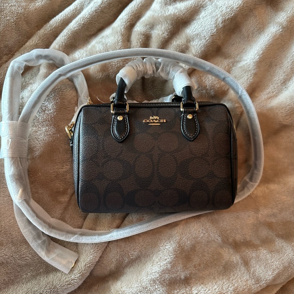 Mini Rowan Crossbody In Signature Canvas NWT